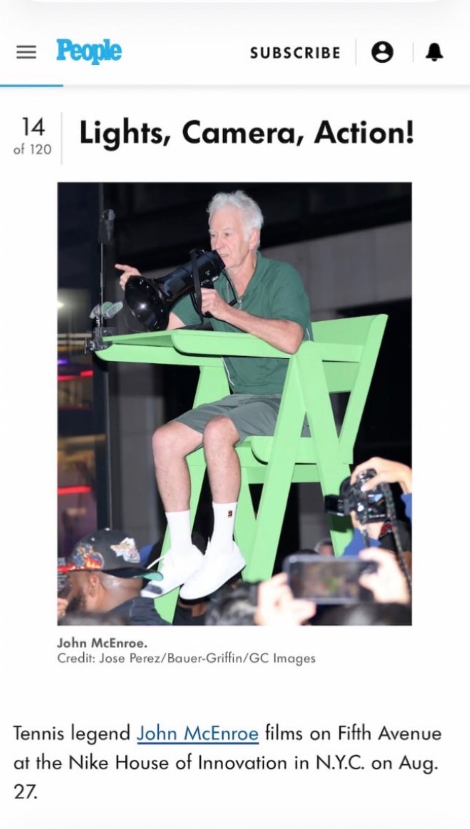 Nike x John McEnroe — view 1