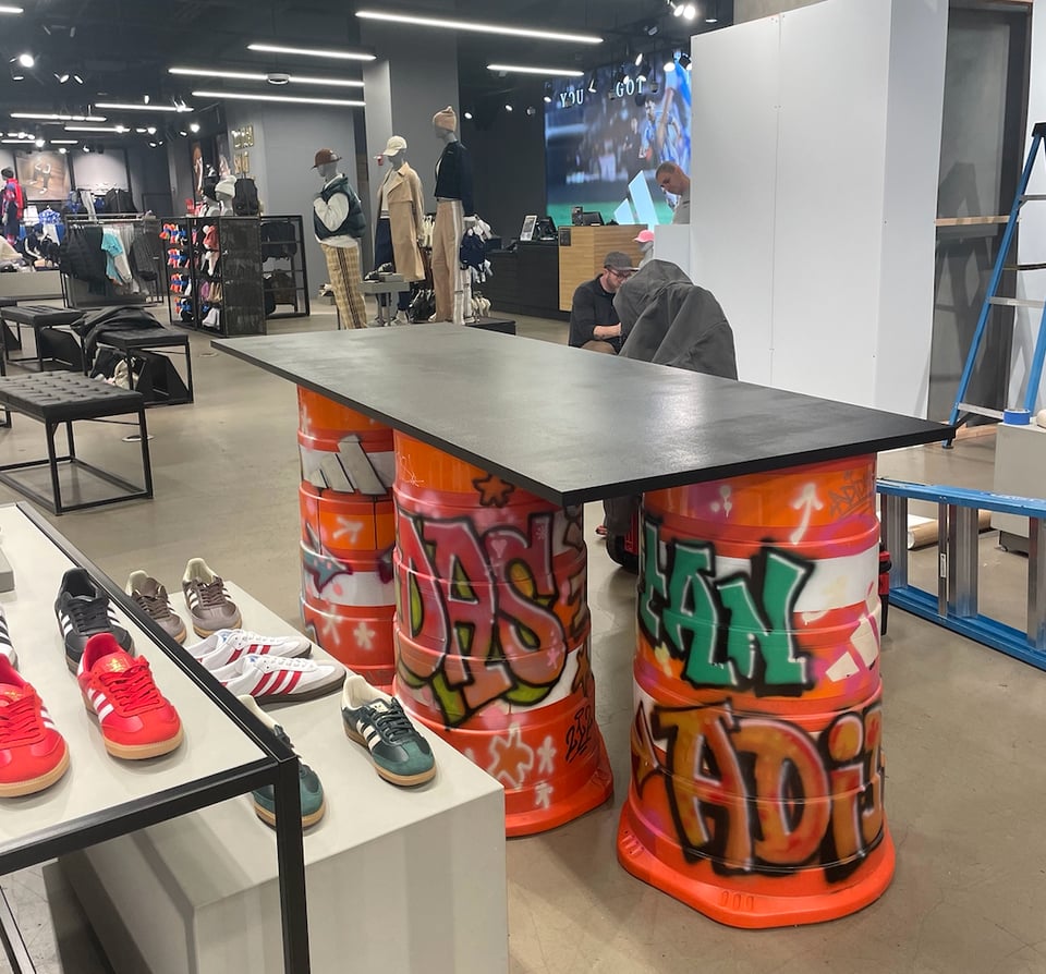 Cone Table - Adidas Flagship NYC — view 2